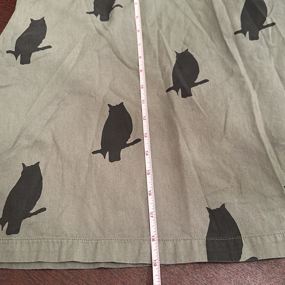 Knitteddove Novelty Print owl Woodland Critter Pattern skirt - Picture 8 of 8